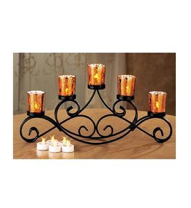 เชิงเทียนแบบคริสตัลสำหรับตกแต่งบ้าน,เชิงเทียนแบบเงาอื่นๆเชิงเทียนสำหรับตกแต่งในร่มและกลางแจ้ง - Product Image 1