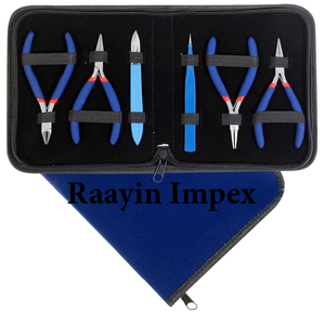 Raayin Impex Stainless Steel Hand Tools <b>Pliers</b> for DIY Jewelry Making Pointed Nose Oblique Nose <b>Plier</b> <b>Set</b> - Product Image 4