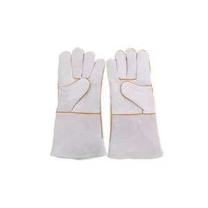 Nuevo soldador de seguridad para trabajo manual, guantes de soldadura de cuero Argon Mig Arc Tig, guantes de cuero dividido de vaca, soldador de seguridad - Product Image 2