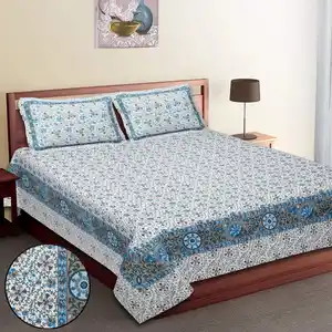 Set tempat tidur putih mewah Queen King 100% alas kasur katun Produsen pemasok dan eksportir