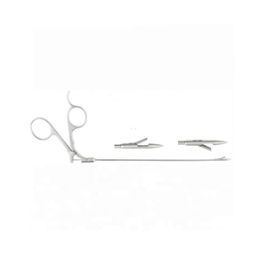 Forceps de fermeture fasciale en acier inoxydable de haute qualité 2,8 mm, chirurgie laparoscopique, pince à pointe d'aiguille, récupérateur de suture - Product Image 3