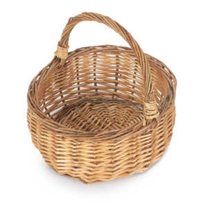 Mini panier en osier bicolore - Product Image 3