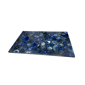 Home and Dining Room Decor Blue Natural Agate Stone Dining Table and Table Top - Product Image 2