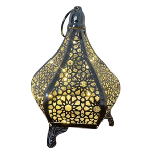 Lanterne vintage en laiton de haute qualité avec finition polie pour la décoration de table Lanterne arabe pour la décoration de la maison - Product Image 5