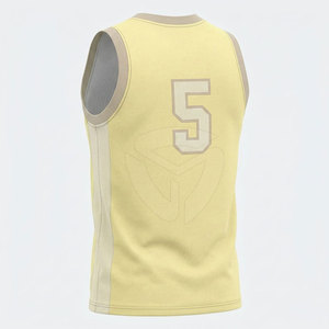 Maillot de basket-ball tendance pour hommes, style streetwear, tissu léger et respirant, design sans manches, coupe confortable pour l'entraînement - Product Image 2