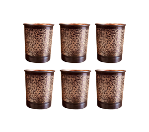 Premium Quality Pure Copper <b>Glass</b> Ideal for Water Drinking Ayurveda Healing and Elegant Home or Kitchen Use - Product Image 6