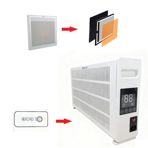 Mới điều khiển từ xa tự điều chỉnh PTC nano-dày phim linh sam nóng 1000W 220V tiết kiệm năng lượng không bụi siêu mỏng rạng rỡ nóng - Product Image 1