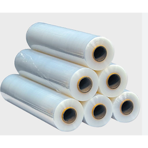 Premium Recyclable Unprinted Plastic Stretch Wrap Roll Secure Shipping Industrial Packaging <b>Protective</b> <b>Cushioning</b> <b>Material</b> - Product Image 1