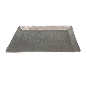 Vajilla de hierro de diseño elegante, bandeja RECT, bandeja de servicio de Color plateado para restaurante y suministros de Hotel, hecha a mano, personalizada - Product Image 3