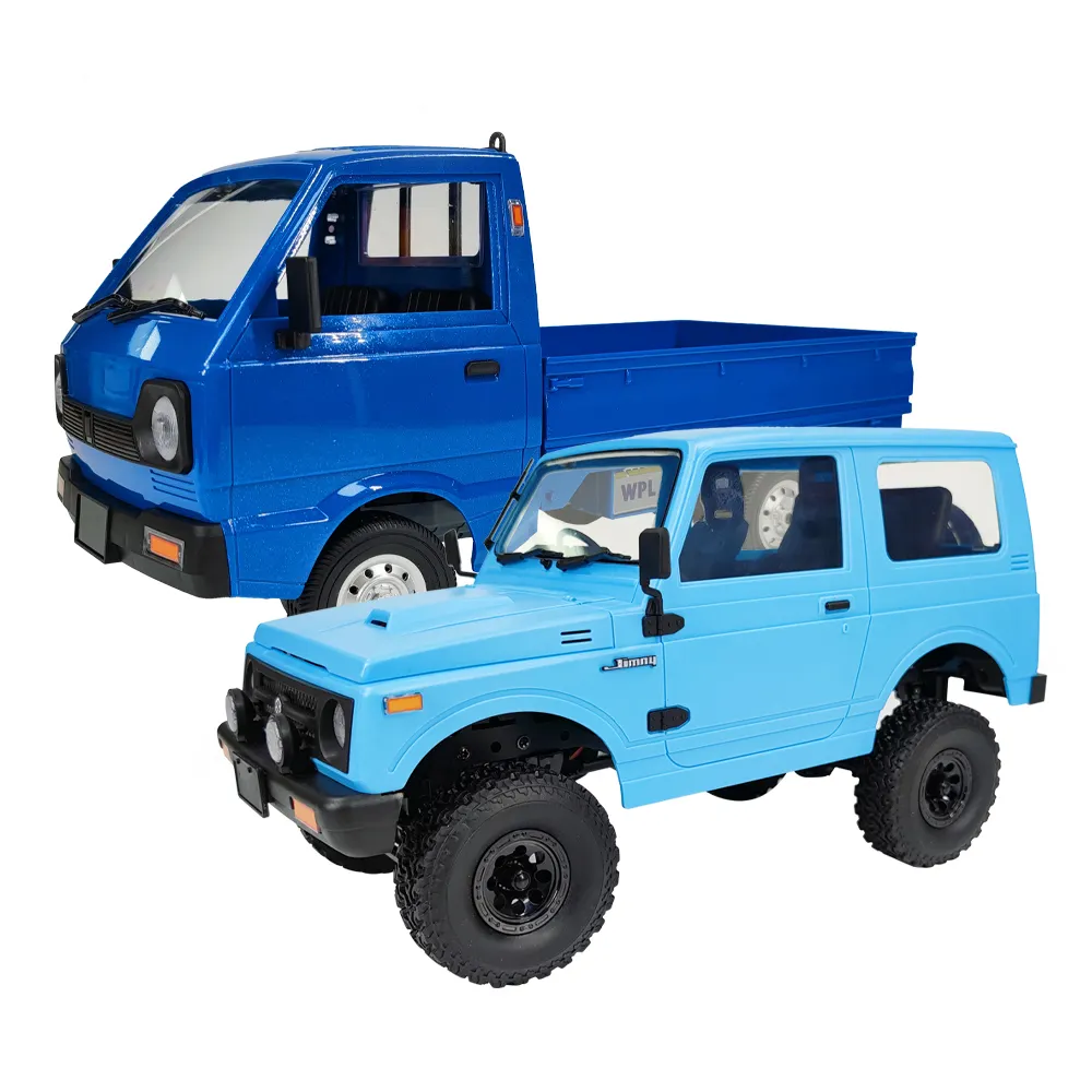 D12/C74 NEW WPL 1:10 RCカーおもちゃジムニーJA11オフロード車キャリーデリバリーバンモデルリモコンおもちゃ男の子用キッズギフトDIY