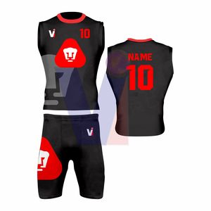 Uniforme de compression sublimé pour le football 7v7 respirant antibactérien sac de sport à séchage rapide gants de football 2026 - Product Image 4