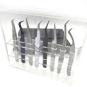 Best High Quality Trendy Stainless Steel <b>Eyelash</b> Tweezers Durable Rust-Resistant for Long-Lasting Isolation <b>Application</b> - Product Image 5