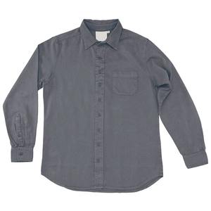 Camisa de Sarga de Cáñamo Suave para Hombre, Camisas de Algodón Orgánico, Camisa de Trabajo de Manga Larga para Hombre, Blusa Ecológica con Botones, Ropa para Hombre - Product Image 4