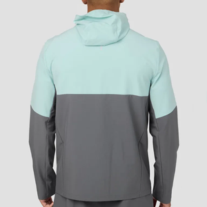 Conjunto Deportivo Personalizado 2025, Chaqueta Cortavientos Informal con Capucha, Pantalones Deportivos, Poliéster/Algodón, para Hombre - Product Image 5