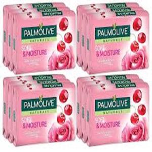 สบู่ปาล์มโอลีฟ นมและกุหลาบ 90 กรัม สบู่ก้อนธรรมชาติ กลิ่นดอกไม้ สำหรับผิวเปล่งประกาย สดชื่นยาวนาน ราคาถูก - Product Image 1