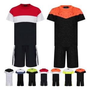 Ensembles courts en jersey 100% coton personnalisés pour hommes T-shirt et short imprimés de style vintage respirant prix de gros pour une utilisation estivale - Product Image 5