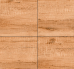 Azulejo de porcelana con aspecto de madera de roble cálido de 600x600mm Acabado de grano de madera natural para interiores rústicos y contemporáneos - Product Image 3