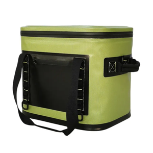 ที่กําหนดเองคุณภาพสูงไนลอนสีดํานํามาใช้ใหม่ปิกนิกอาหารกลางวันรถฉนวนตั้งแคมป์ขวดไวน์กระเป๋าเก็บความเย็นกระเป๋าเป้สะพายหลังสําหรับอาหาร - Product Image 1