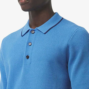 เสื้อเชิ้ตผู้ชายลดราคาพิเศษ สั่งทำโลโก้ได้ เนื้อผ้าถัก ระบายอากาศดี ไม่ยับ ผ้าฝ้ายลายเรียบ ไซส์ใหญ่ บริการ OEM ราคาดีที่สุด - Product Image 3