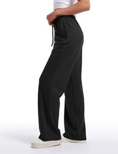 Pantalon de survêtement en molleton 100% coton pour hommes de qualité supérieure Joggers à coupe décontractée avec taille moyenne Style avant plat pour le confort et le style décontracté - Product Image 4