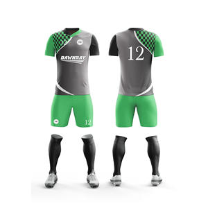 Equipación de Fútbol de Primera Calidad para Equipos Deportivos |   Tallas para Hombre, Mujer y Jóvenes |   Ropa Deportiva Ligera de Secado Rápido al por Mayor - Product Image 4