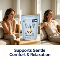 OEM ODM Mélange de café au beurre 25g Protéines 10g Collagène 20 portions Marque privée Prix usine Vente en gros