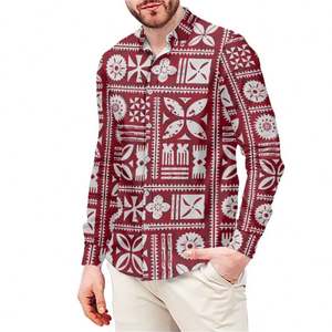 Camisa de sublimación para uso al aire libre, camisas de hombre de talla grande de alta calidad, 100% algodón, tarifa razonable, camisa de sublimación de tendencia superior - Product Image 1