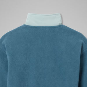 Factory Rate Boys Sweatshirt Breathable And Comfortable Material With Stand Collar Color Block Design Full Sleeves / Zip Pocket - Product Image 5