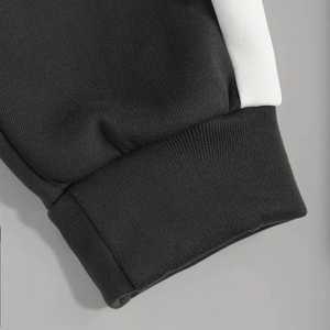 Survêtement solide pour hommes pulls molletonnés pulls molletonnés moelleux chauds à manches longues sweats à capuche avec ultra doux et confortable - Product Image 2