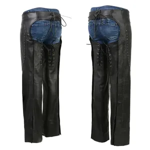 Pantalones de cuero para motocicleta para mujer - Product Image 2