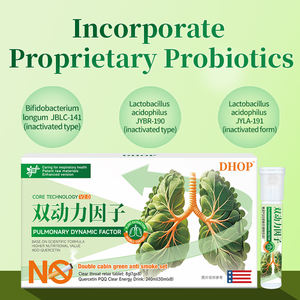 Set penyangga pernapasan kabin ganda keluaran baru Tablet relaks & minuman POQ Quercetin untuk kenyamanan paru-paru dan pernapasan jernih - Product Image 3