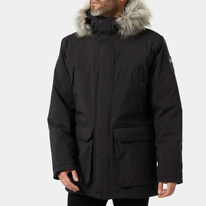 Chaqueta Parka para hombre de calidad superior más vendida, chaqueta Parka de Color sólido con logotipo personalizado impreso para hombre - Product Image 1