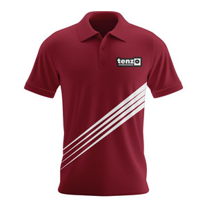 Camiseta polo de sublimación de alta calidad, tela de jersey de poliéster y spandex, manga corta, corte atlético, longitud regular, diseño transpirable W - Product Image 3