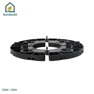 Sunsbuild Heavy Duty 10mm Fixed Height Plastic Pedestals for Deck Joist Support Outdoor Decking and Landscaping Project - Product Image 5