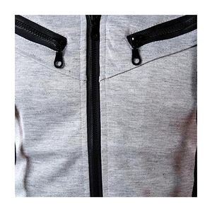 เสื้อสเวตเตอร์ผ้าฝ้ายระบายอากาศได้ดีสำหรับผู้ชายเสื้อแจ็กเก็ตฤดูหนาวปักโลโก้2025ออกแบบได้ตามต้องการ - Product Image 4