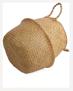 Panier en jonc de mer de qualité pour l'exportation en gros Bac de rangement en rotin tissé pour la décoration de la maison - Product Image 2