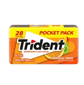 High demand product Tridentt Tropical Twist Gum wholesale distribution fresh fruity chewing gum ideal for supermarkets retail - Product Image 6