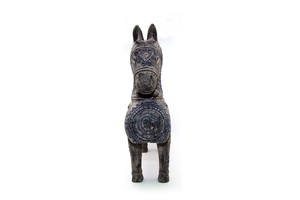 Tela de cera hecha a mano con estampado tradicional, gran caballo de madera hecho a mano de la mejor calidad, venta al por mayor de Vietnam - Product Image 3