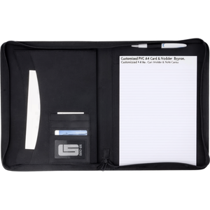 Porte-cartes et porte-notes A4 en PVC personnalisé par Byron - Product Image 3