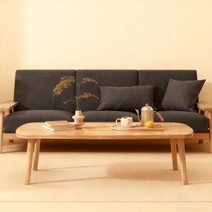 Mesa De Chá De Madeira Simples Moderna Do Estilo Nórdico Para A Mobília Home Da Sala De Estar Do Apartamento Pequeno Mini Tipo Mesa De Café - Product Image 5