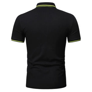 เสื้อโปโลผู้ชายคุณภาพสูง ผ้าฝ้าย 100% แบบใหม่ สั่งทำได้ ระบายอากาศดี ไม่เป็นขุย สีพื้น ทรงเข้ารูป สไตล์ลำลอง ขายส่ง - Product Image 2