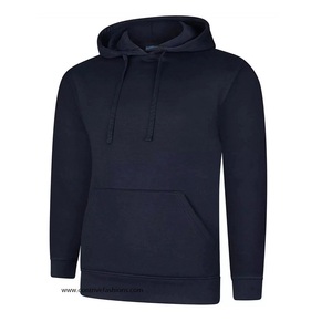 <b>Men's</b> High Quality Custom 320g Heavy Weight Fleece Pullover <b>Hoodie</b> Regular Fit Warm Sweatshirt Lined Hood Pocket Solid Spring - Product Image 3