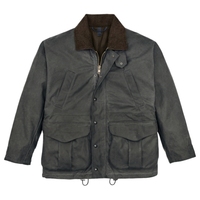 Veste de chasse vintage pour homme OEM, style britannique, cirée, imperméable, coupe-vent, col rabattable, pour l'automne/hiver/printemps