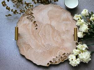 Bandeja de resina epoxi de alta calidad, decoración de resina para el hogar, sala de estar, regalos de inauguración, decoración de resina para el hogar - Product Image 4