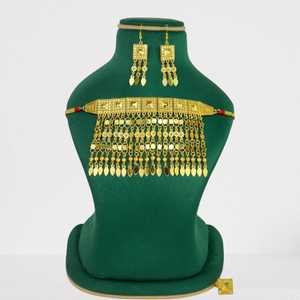 Martasha diseñador islámico Ramadán especial chapado en oro UAE joyería especial Dubai joyería collar pendiente conjunto Joyería Árabe - Product Image 1