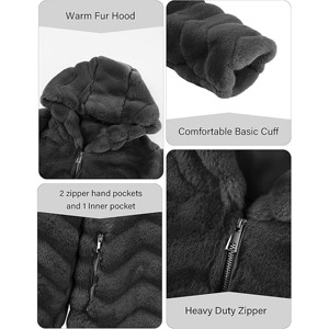 Fashion Forward Modern Women's Regular Puffer Jacket Solid Winter Breathable Quick Dry Woven Fabric <b>Windproof</b> Insulated - Product Image 4