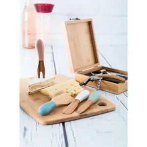 Custom Godello Bamboo Wine <b>Set</b> Premium <b>Beverage</b> <b>Serving</b> <b>Sets</b> for Merchandising - Product Image 4