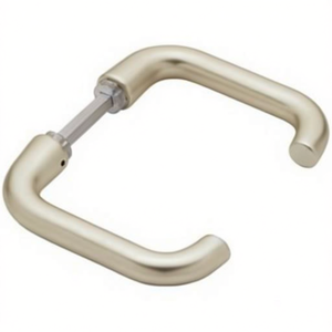 Manijas de Puerta de Aluminio F2 Paris 138L, Par, Eje Cuadrado de 8 mm, HOPPE, Sin Rosetas - Product Image 3