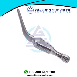 คีมผ่าตัดแบบ De-Bakey ปากคีบไขว้ ขนาด 124 มม. เครื่องมือศัลยกรรมประสาท คีมแบบไม่ทำให้บาดเจ็บ ขายส่ง - Product Image 3