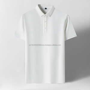 Polo de hombre de Golf táctico liso de malla con logotipo personalizado de Jacquard de negocios para hombre - Product Image 2